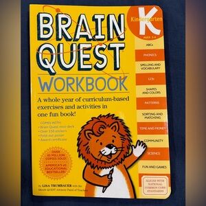 Kindergarten Workbook by Brain Quest - Over 300 pages of learning activities